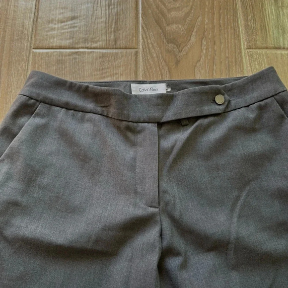 Calvin Klein grey work pants/slacks - Picture 2 of 4